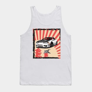 mitsubishi eclipse white Tank Top